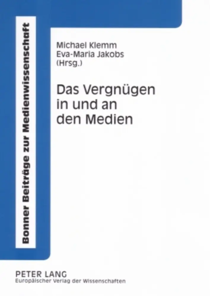 Cover: 9783631561119 | Das Vergnügen in und an den Medien | Interdisziplinäre Perspektiven