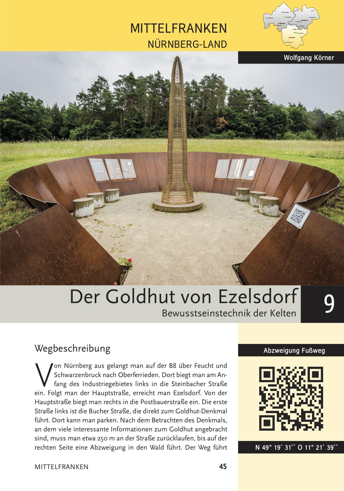 Bild: 9783945181119 | Kraftplätze in Franken 2 | Wolfgang Körner | Taschenbuch | 288 S.