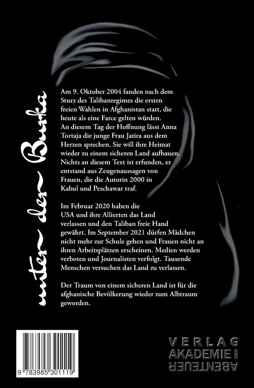 Rückseite: 9783985301119 | Unter der Burka - Der Traum von einem freien Land. Theaterstück für...