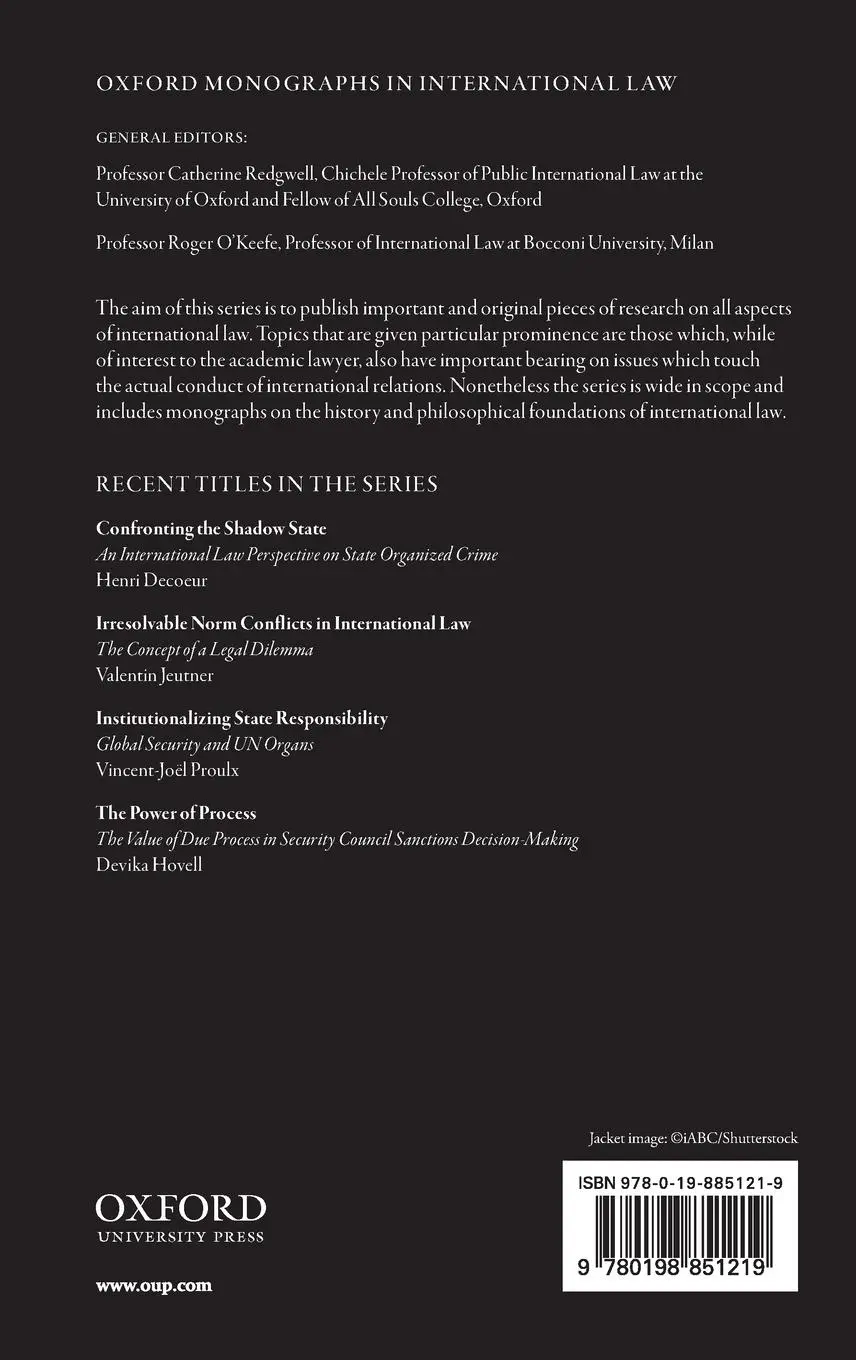 Rückseite: 9780198851219 | Statehood and the State-Like in International Law | Rowan Nicholson
