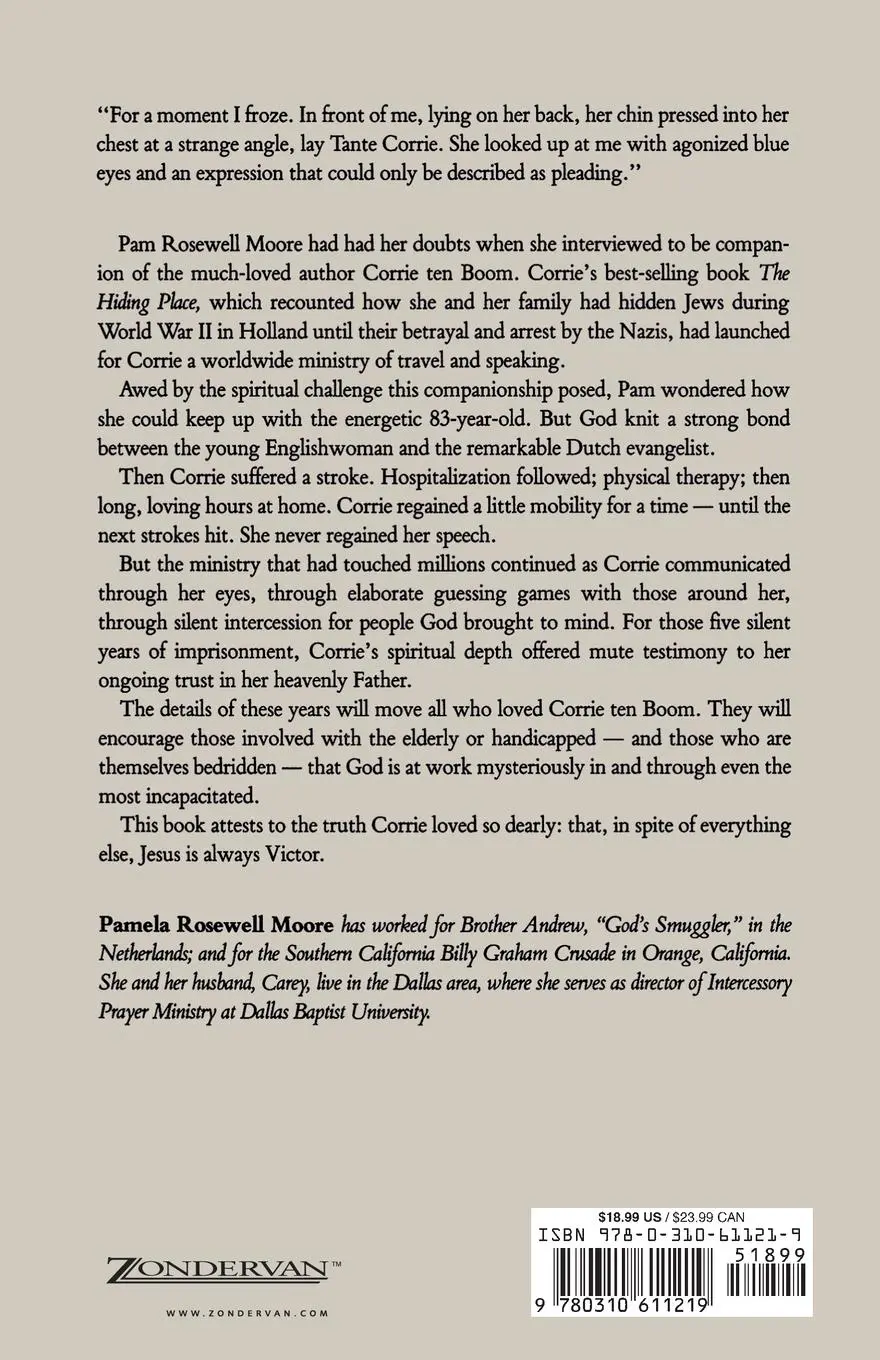 Rückseite: 9780310611219 | The Five Silent Years of Corrie Ten Boom | Pamela Rosewell Moore