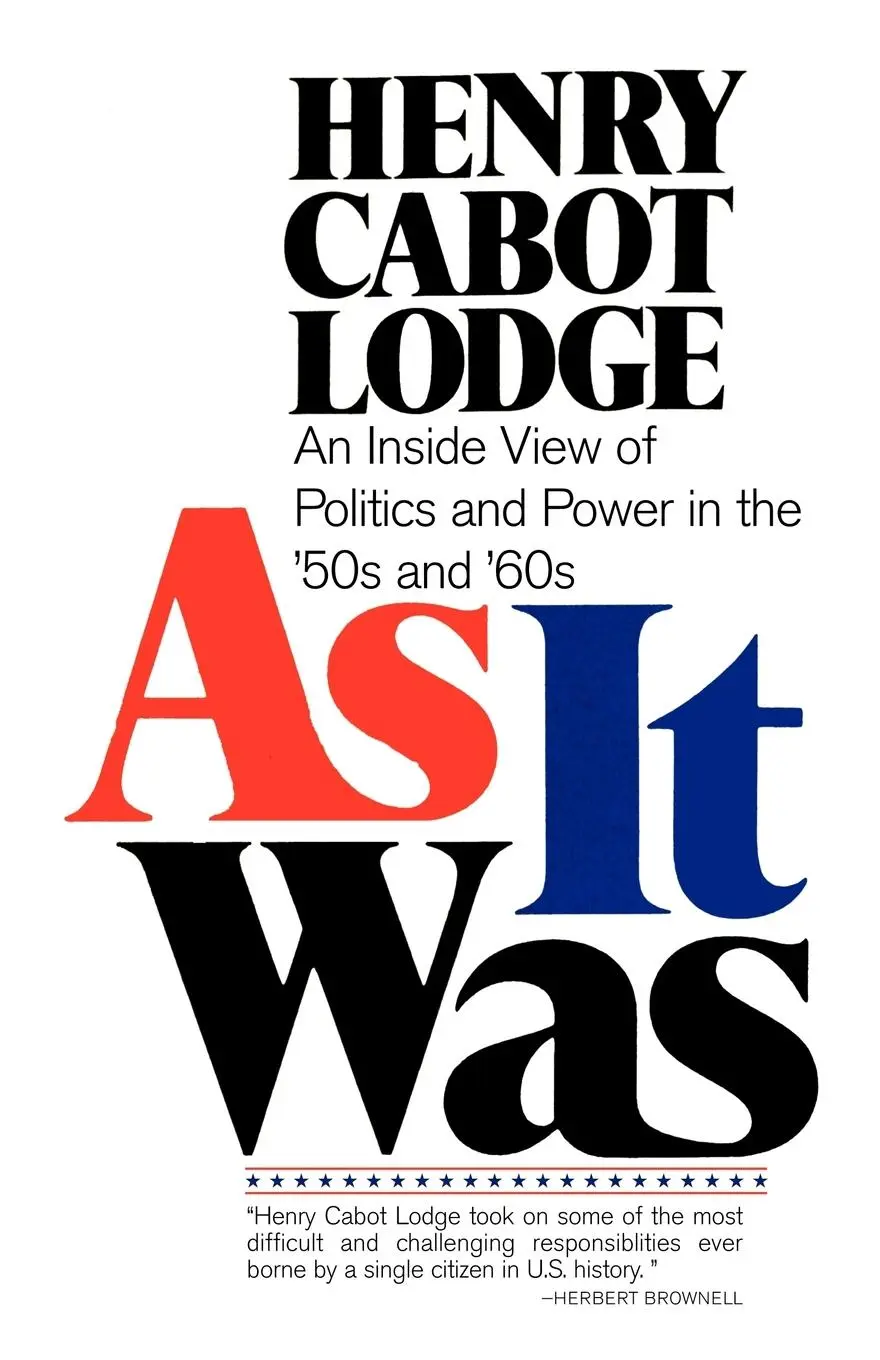 Cover: 9780393331219 | As It Was | An Inside View of Politics and Power in the 1950s and 60s