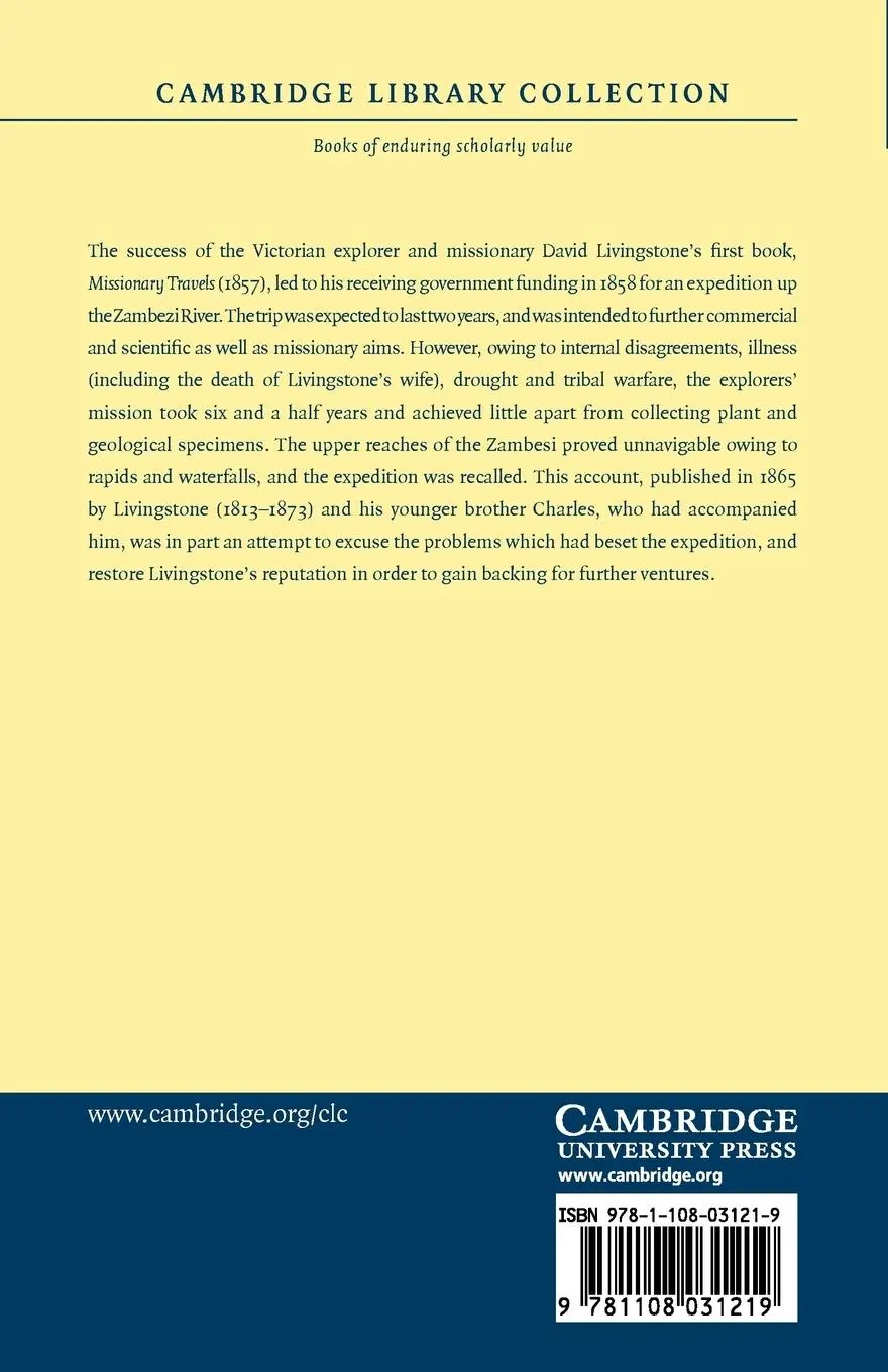 Rückseite: 9781108031219 | Narrative of an Expedition to the Zambesi and Its Tributaries | Buch