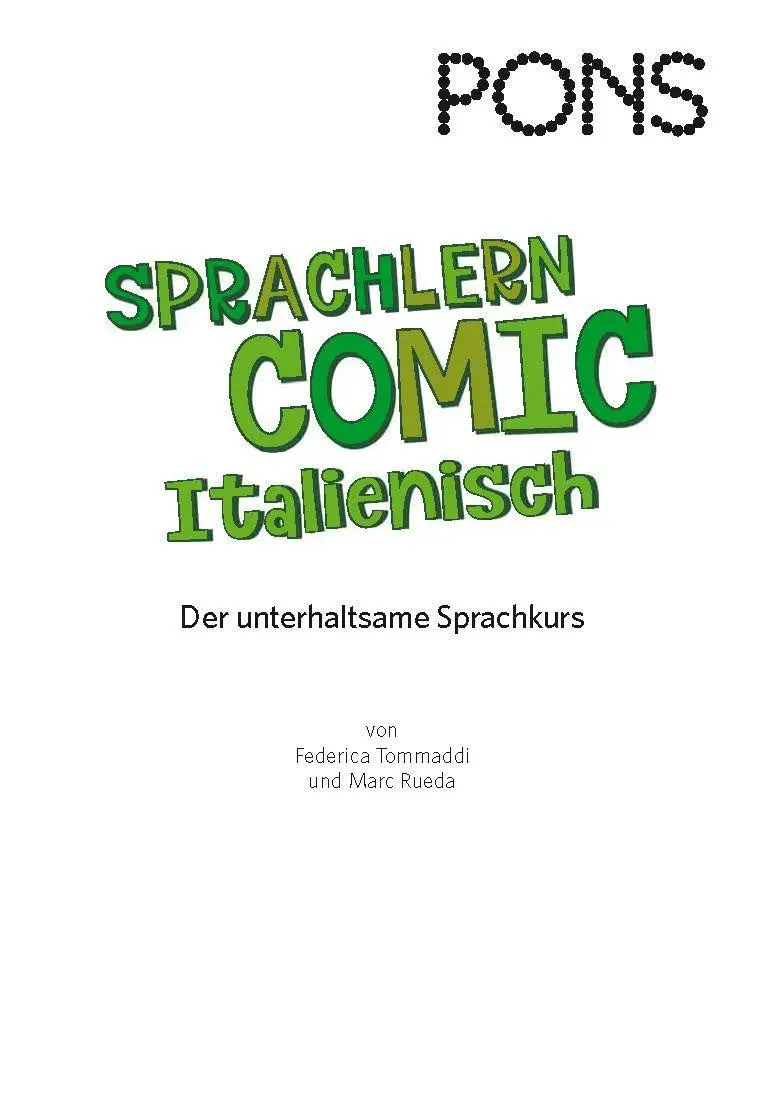 Bild: 9783125661219 | PONS Sprachlern-Comic Italienisch | Taschenbuch | 208 S. | Deutsch