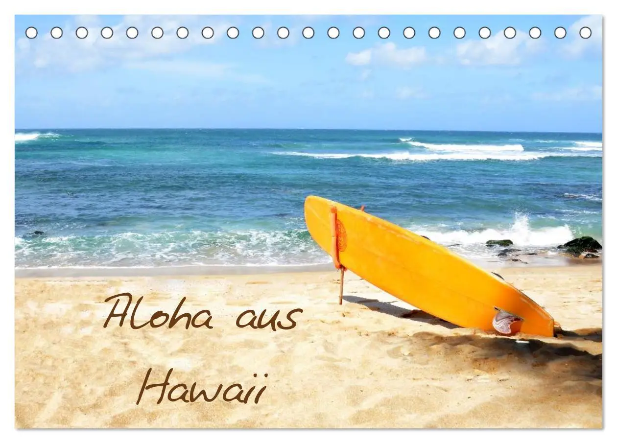 Cover: 9783516191219 | Aloha aus Hawaii (Tischkalender 2026 DIN A5 quer), CALVENDO...
