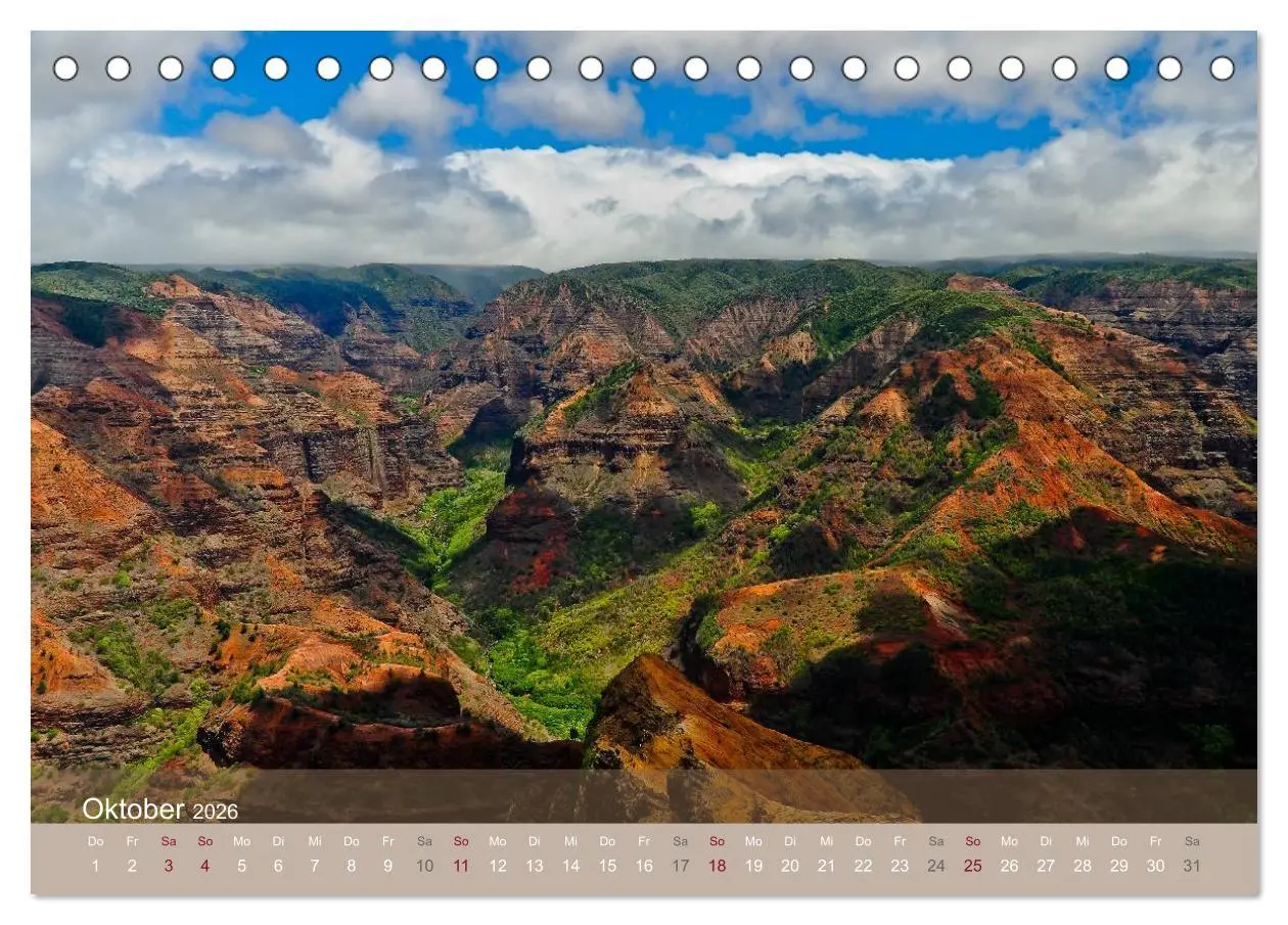 Bild: 9783516191219 | Aloha aus Hawaii (Tischkalender 2026 DIN A5 quer), CALVENDO...