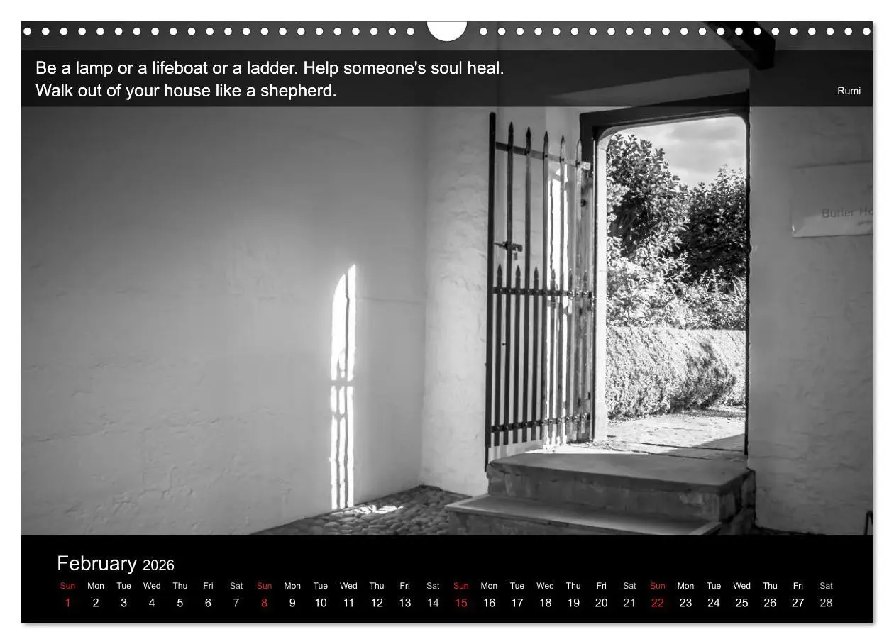 Bild: 9783516571219 | Through the Gate with Rumi (Wall Calendar 2026 DIN A3 landscape),...