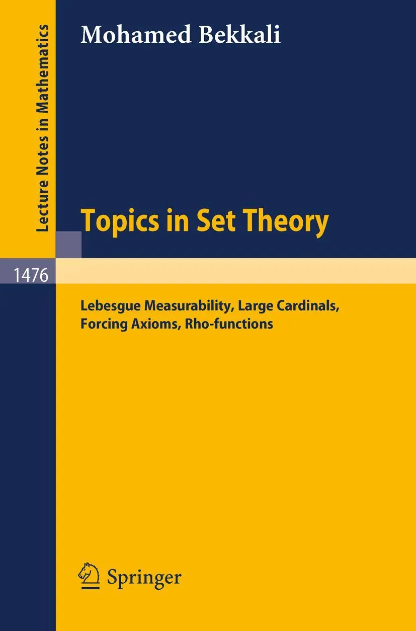 Cover: 9783540541219 | Topics in Set Theory | Mohamed Bekkali | Taschenbuch | Englisch | 1991