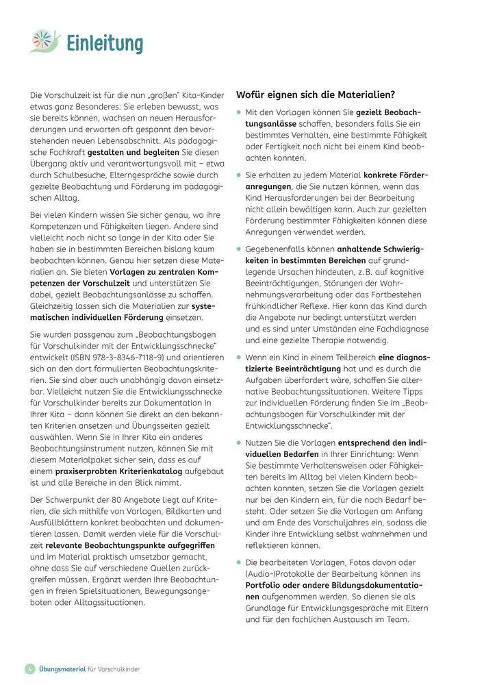 Bild: 9783834671219 | Übungsmaterial für Vorschulkinder | Andrea Geffers | Broschüre | 88 S.