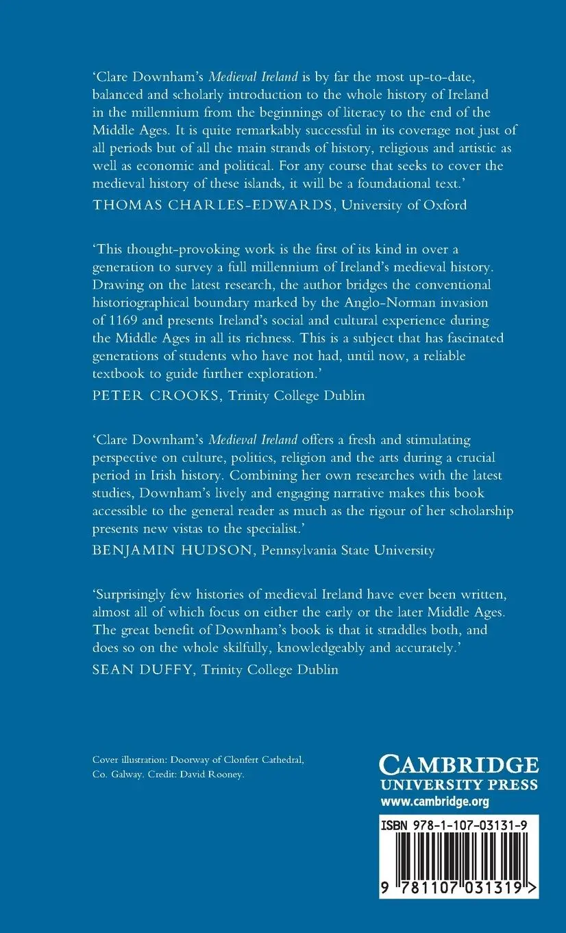 Rückseite: 9781107031319 | Medieval Ireland | Clare Downham | Buch | Englisch | 2017