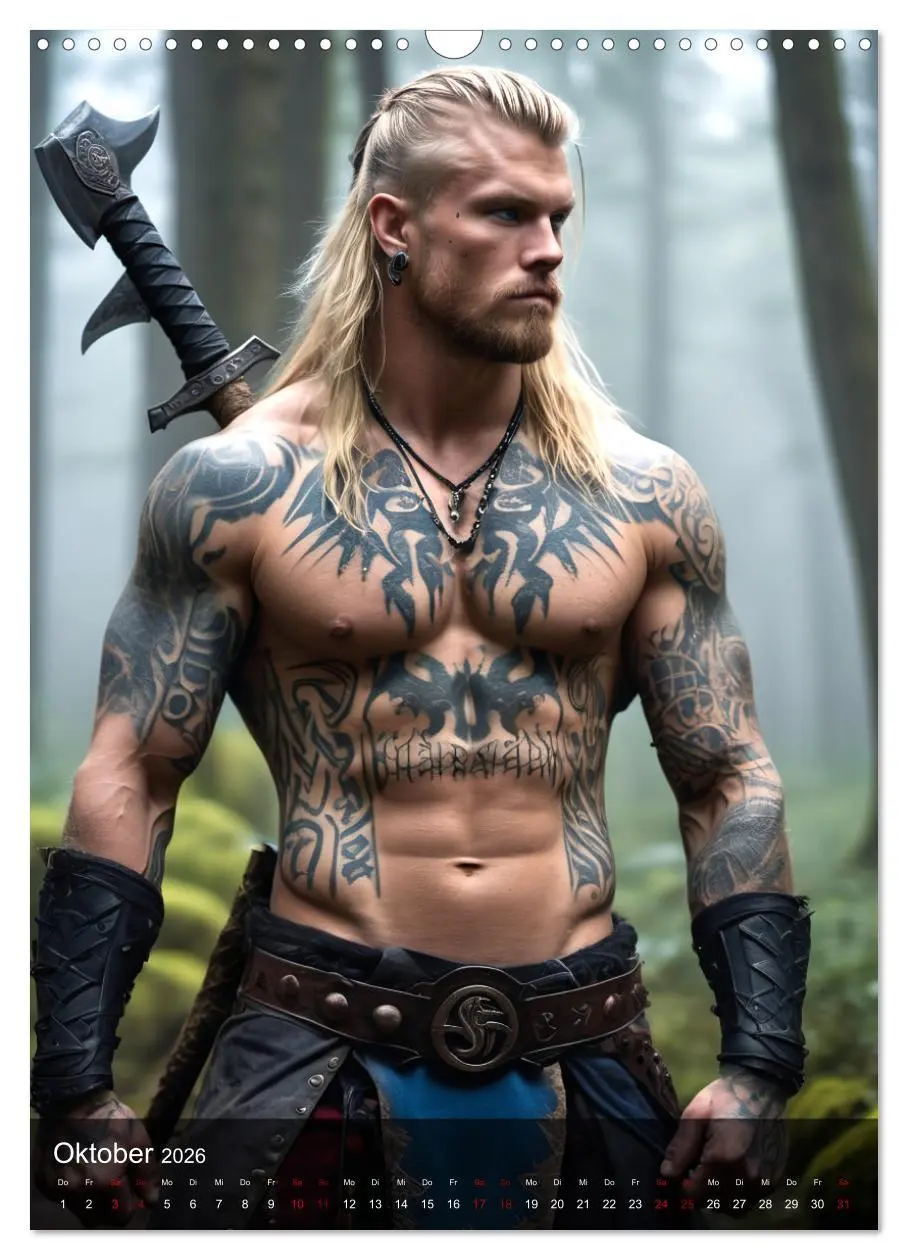 Bild: 9783457301319 | Tattoo Kings (Wandkalender 2026 DIN A3 hoch), CALVENDO Monatskalender