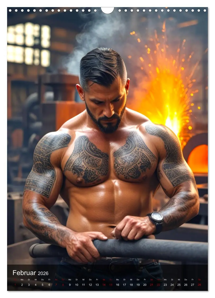Bild: 9783457301319 | Tattoo Kings (Wandkalender 2026 DIN A3 hoch), CALVENDO Monatskalender