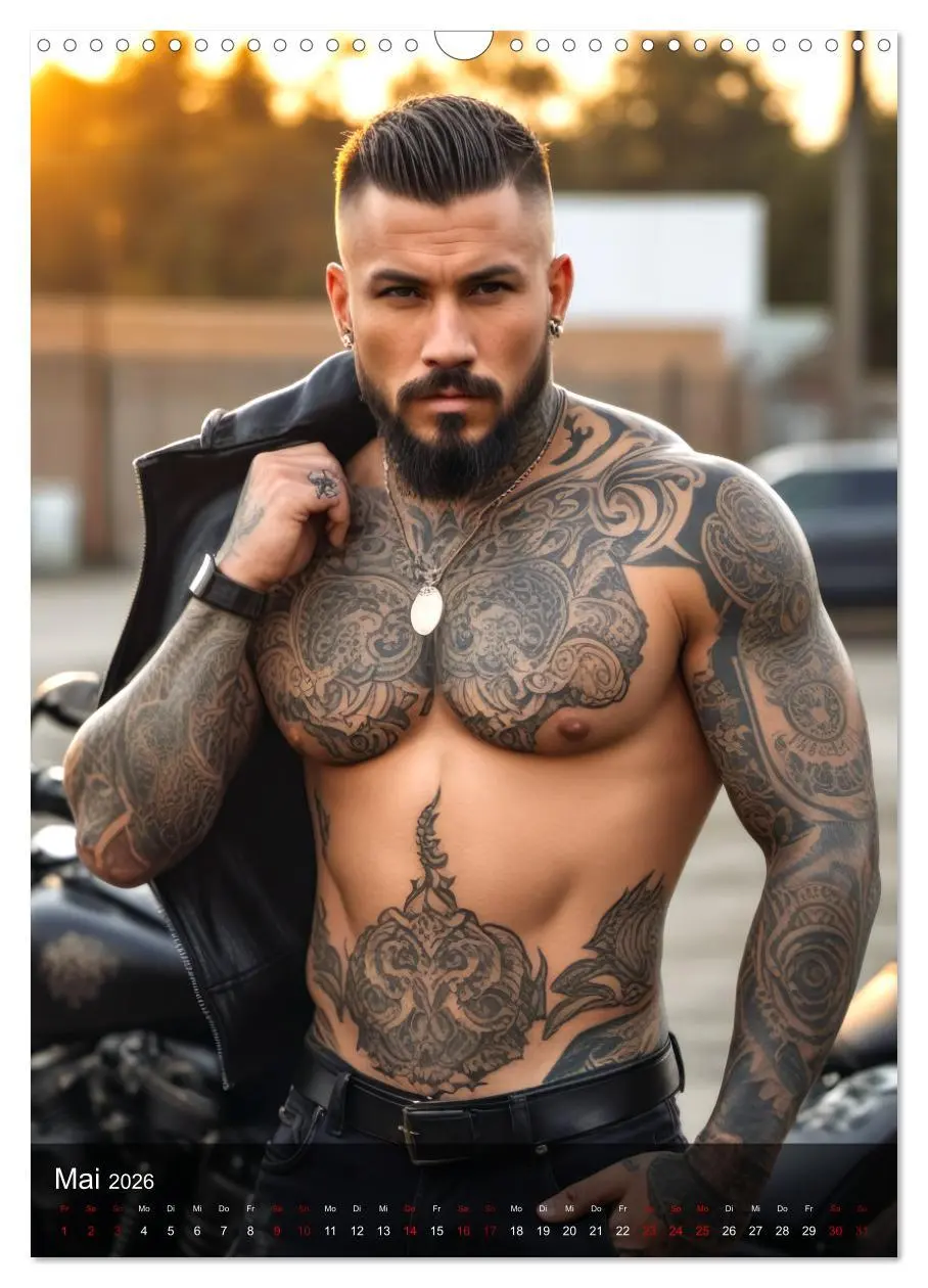 Bild: 9783457301319 | Tattoo Kings (Wandkalender 2026 DIN A3 hoch), CALVENDO Monatskalender