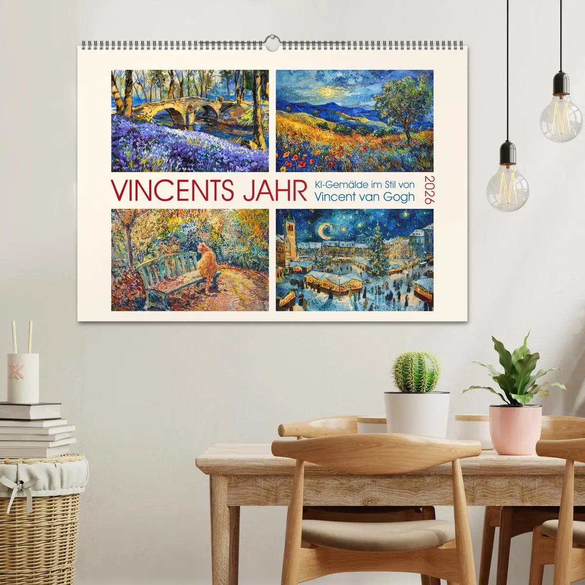 Bild: 9783457471319 | Vincents Jahr (Wandkalender 2026 DIN A2 quer), CALVENDO Monatskalender