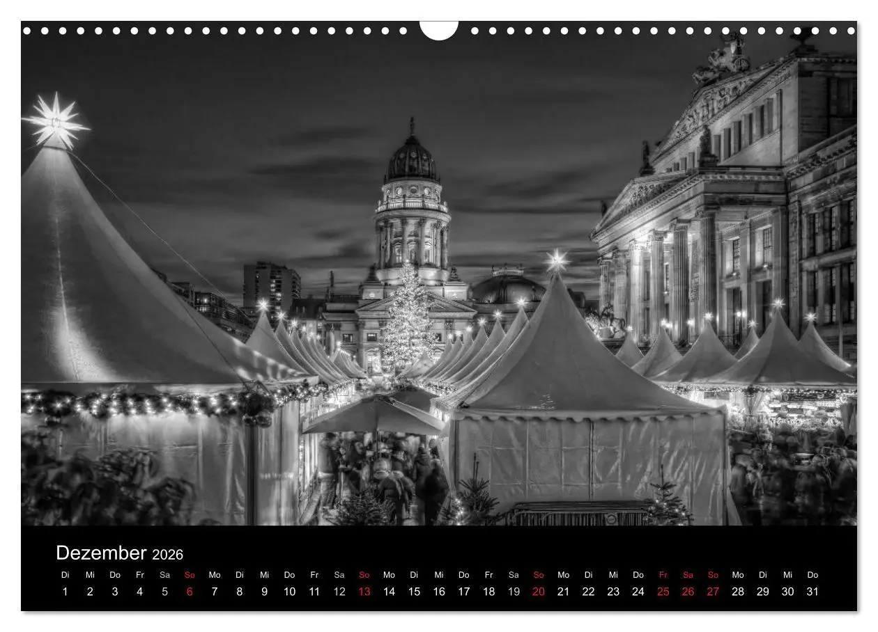 Bild: 9783516181319 | Berlin Monochrome (Wandkalender 2026 DIN A3 quer), CALVENDO...