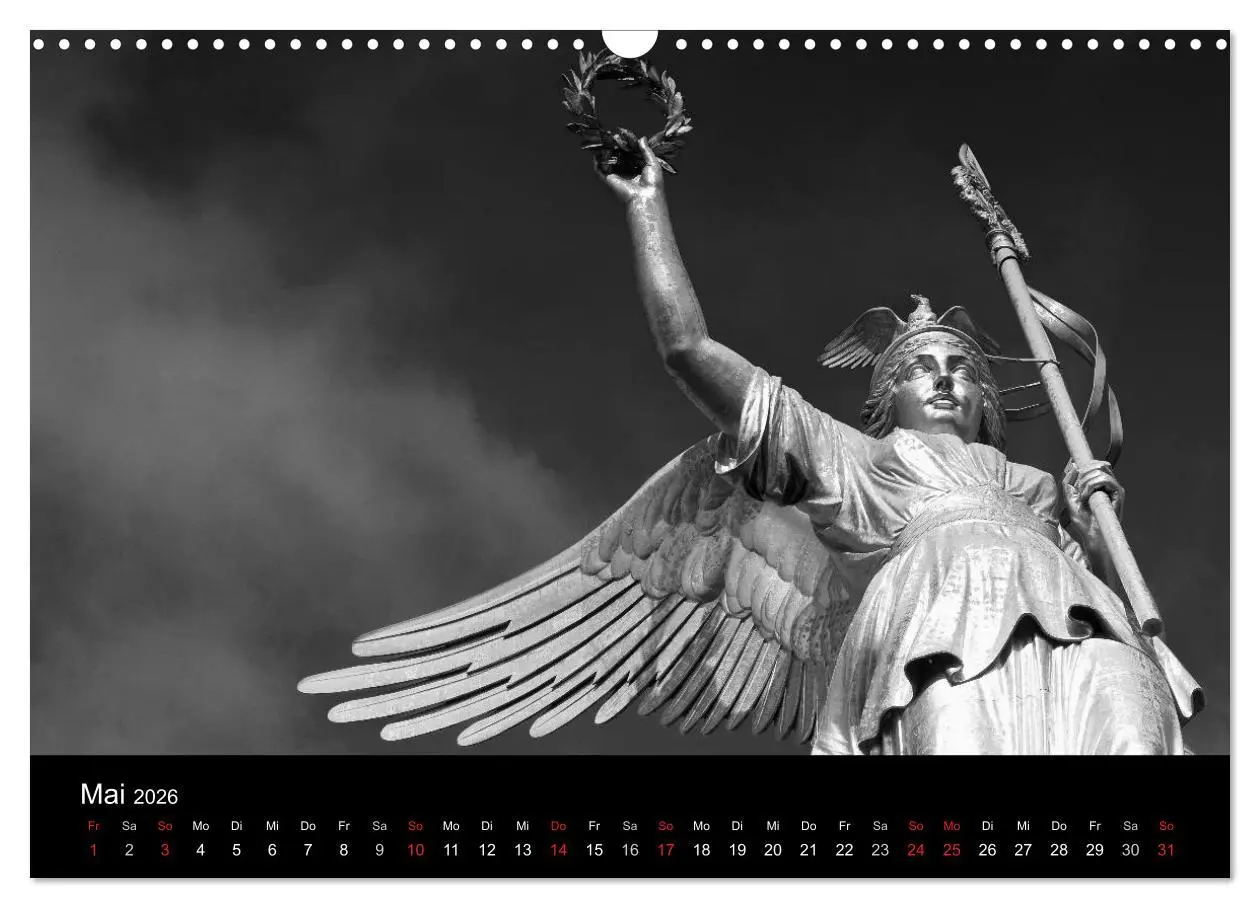 Bild: 9783516181319 | Berlin Monochrome (Wandkalender 2026 DIN A3 quer), CALVENDO...