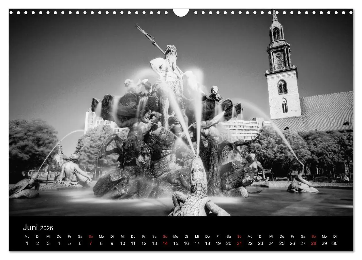 Bild: 9783516181319 | Berlin Monochrome (Wandkalender 2026 DIN A3 quer), CALVENDO...