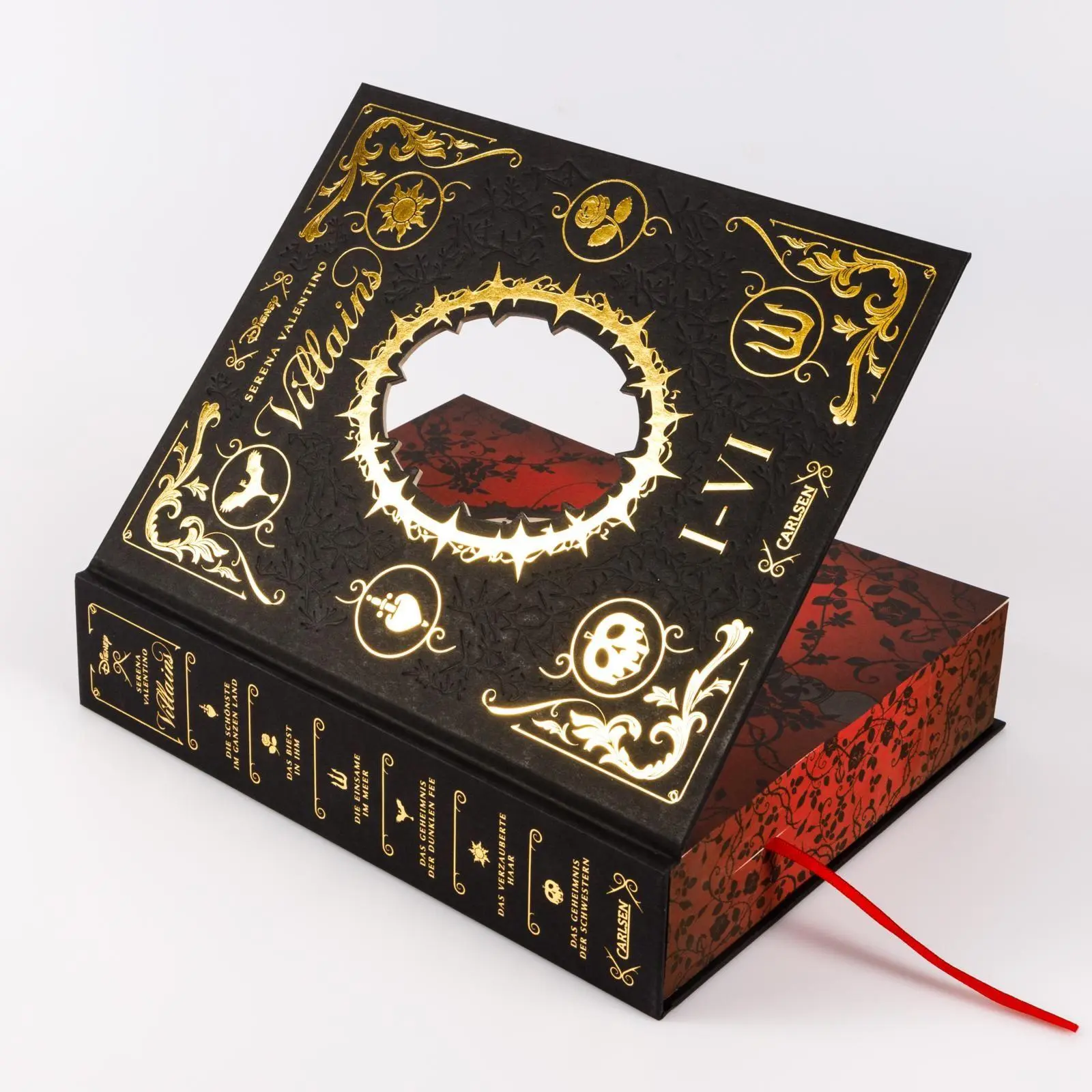 Bild: 9783551281319 | Disney Villains: Villains Band I-VI: Luxusausgabe mit Farbschnitt...