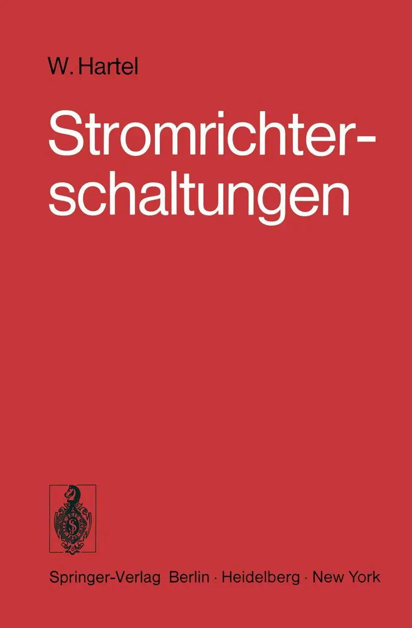 Cover: 9783642811319 | Stromrichterschaltungen | W. Hartel | Taschenbuch | xxii | Deutsch