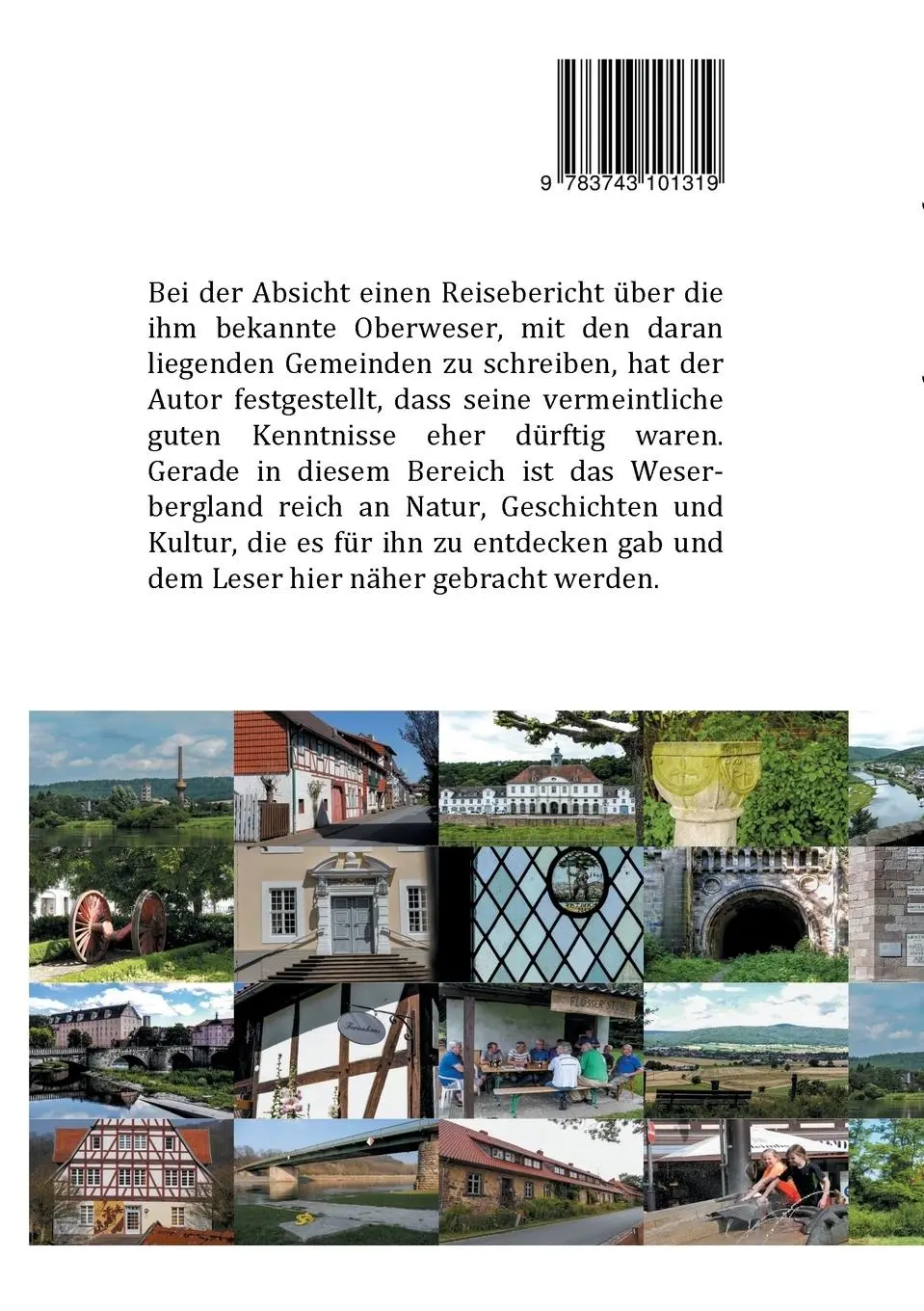 Rückseite: 9783743101319 | 44 Kilometer Oberweser | Jörg Winkler | Taschenbuch | 140 S. | Deutsch