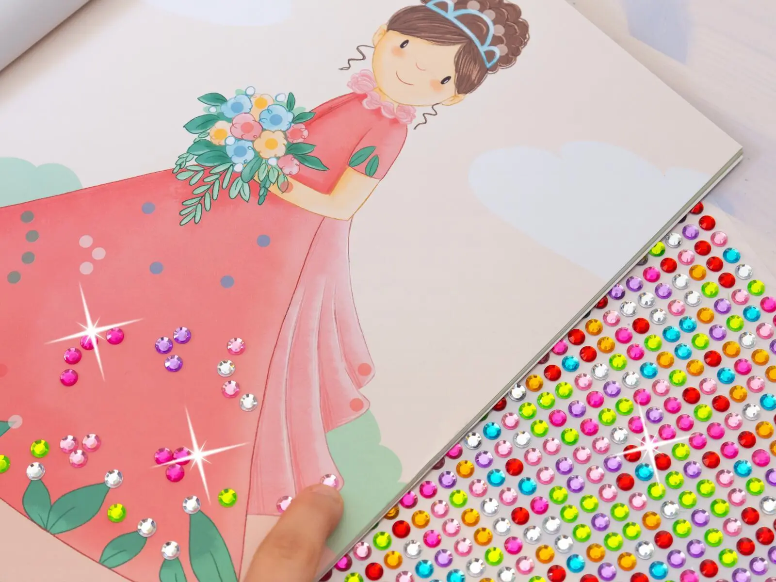 Bild: 9783845861319 | Diamantsticker Anziehpuppen - Prinzessinnen und Prinzen | Marlit Kraus