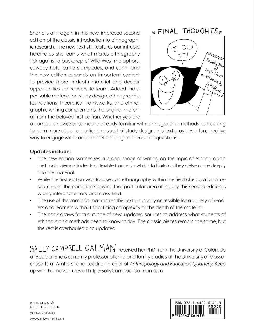 Rückseite: 9781442261419 | Shane, the Lone Ethnographer | A Beginner's Guide to Ethnography