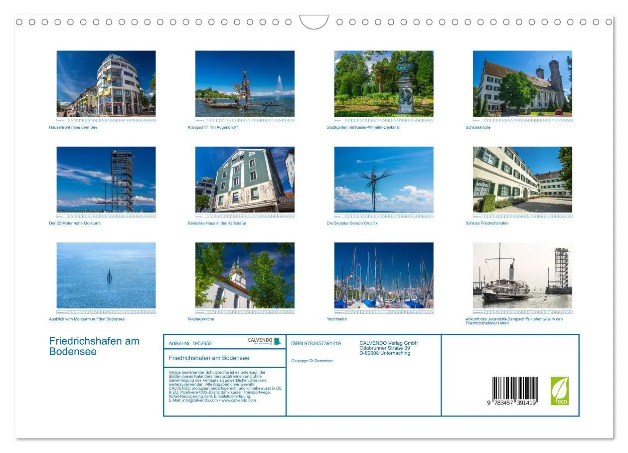 Bild: 9783457391419 | Friedrichshafen am Bodensee (Wandkalender 2026 DIN A3 quer),...