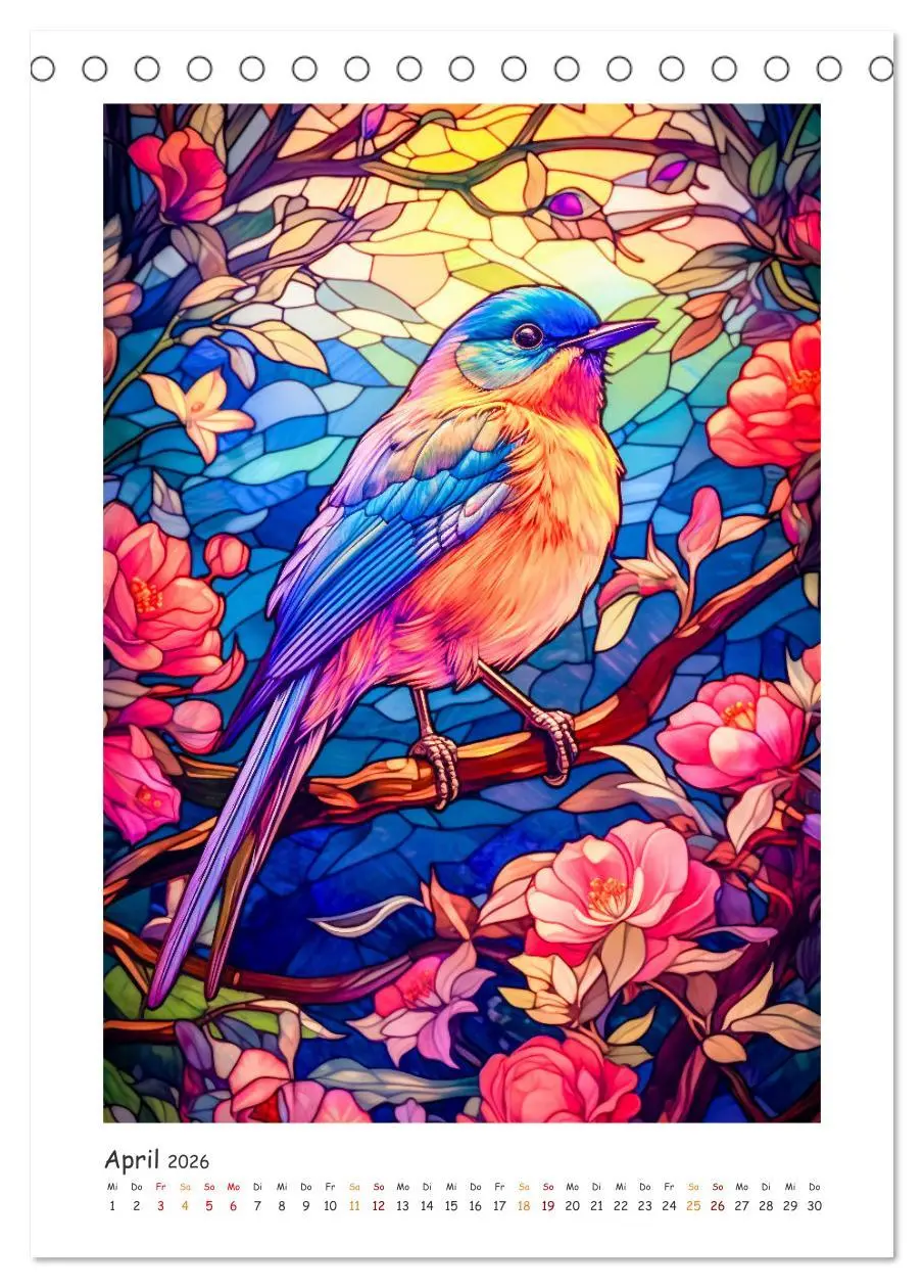 Bild: 9783516311419 | Steinglasmalerei (Tischkalender 2026 DIN A5 hoch), CALVENDO...