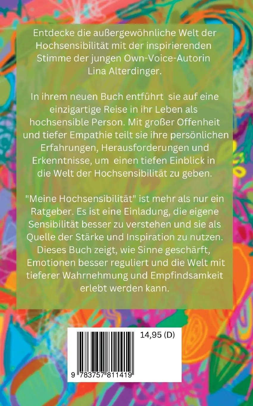 Rückseite: 9783757811419 | Meine Hochsensibiliät | Lina Alterdinger | Taschenbuch | Paperback