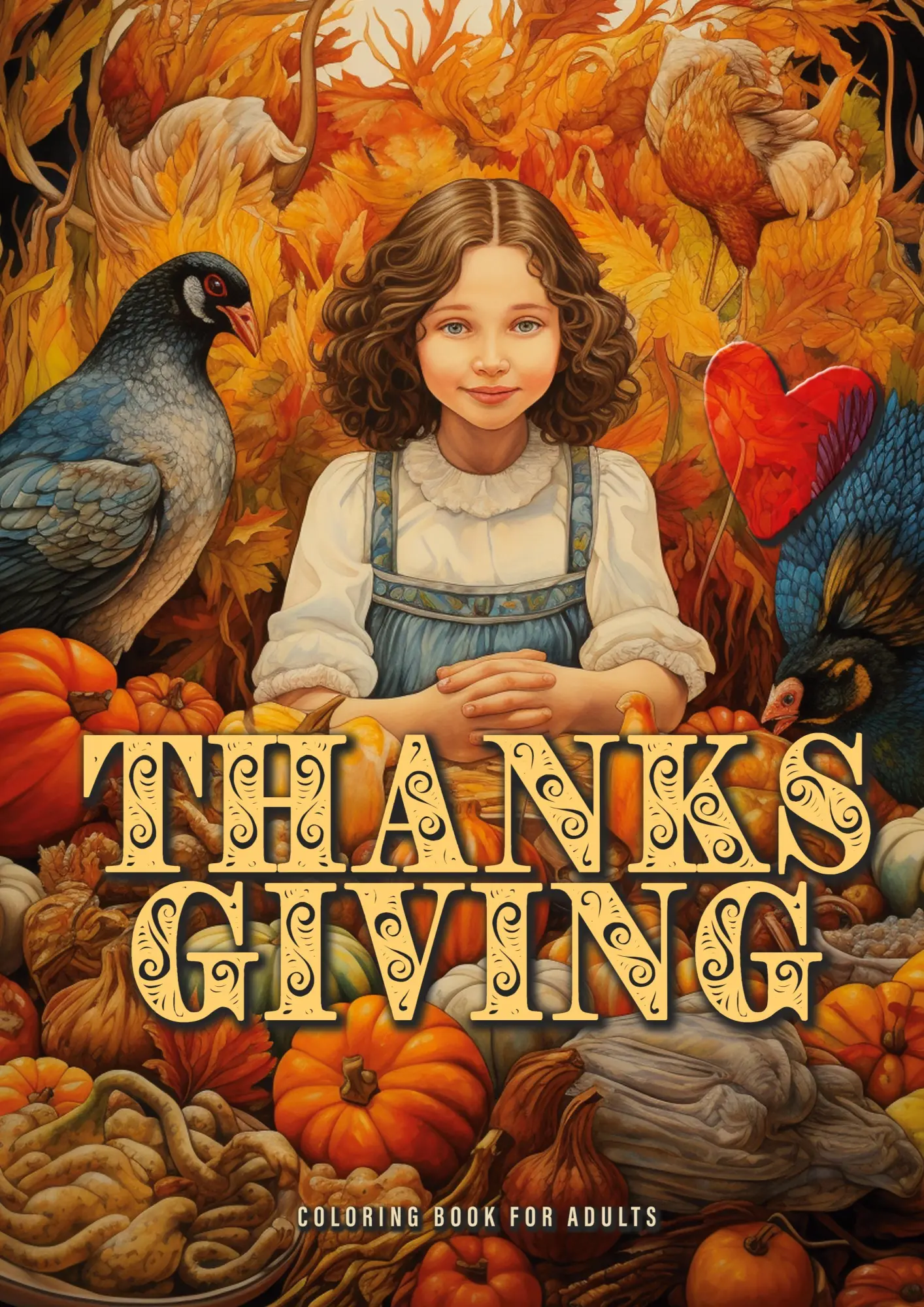 Cover: 9783758421419 | Thanksgiving Coloring Book for Adults | Monsoon Publishing | Buch