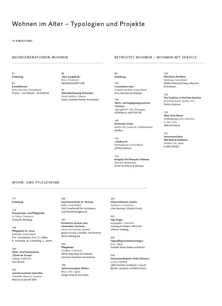 Bild: 9783035611519 | Entwurfsatlas Wohnen im Alter | Eckhard Feddersen (u. a.) | Buch
