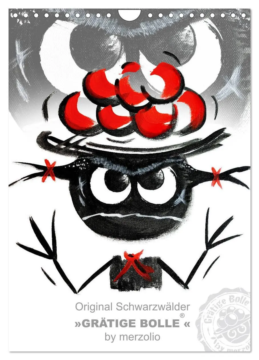 Cover: 9783435981519 | Original Schwarzwälder »Grätige Bolle« by merzolio (Wandkalender...