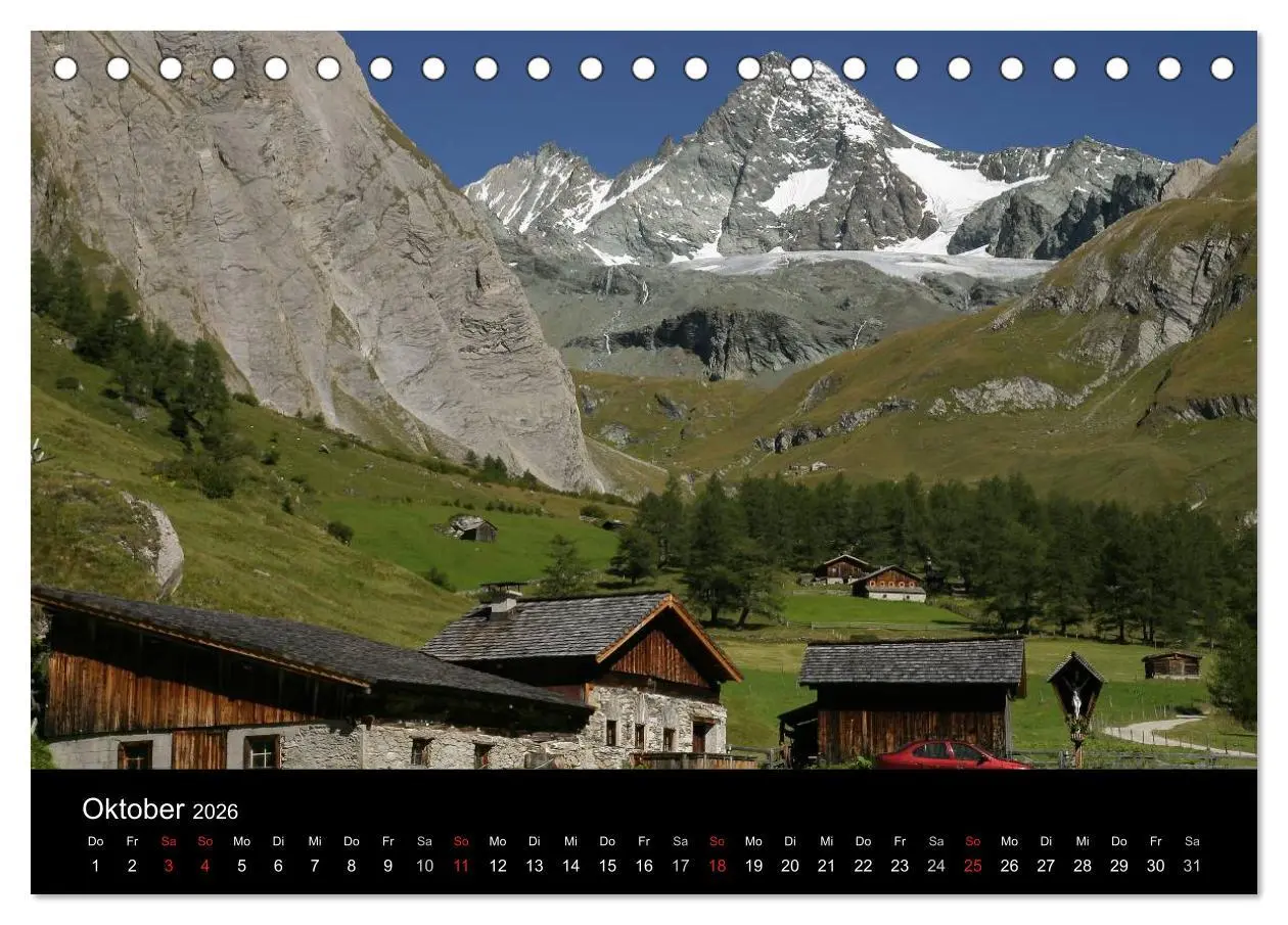 Bild: 9783516161519 | Osttiroler Impressionen (Tischkalender 2026 DIN A5 quer), CALVENDO...