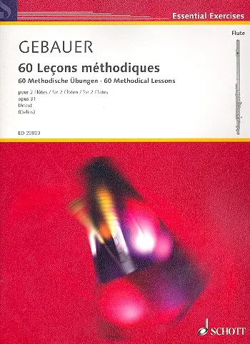 Cover: 9790001171519 | 60 Methodical Lessons op. 31 | Essential Exercises | Gebauer | Buch