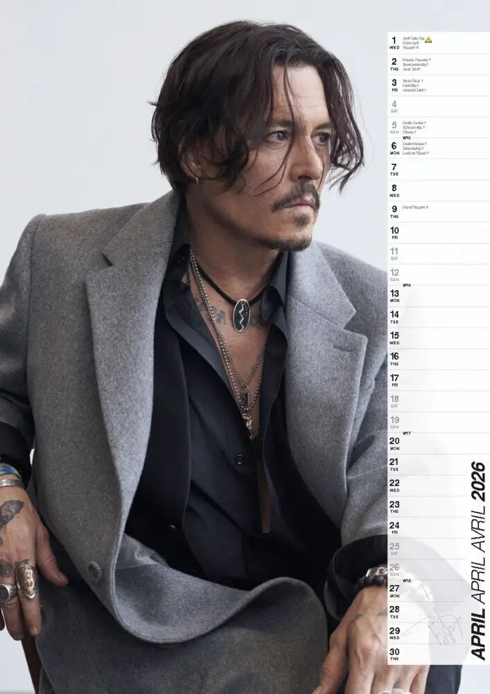 Bild: 9798893611519 | Johnny Depp 2026 Offizieller Kalender | Kalender | 14 S. | Deutsch