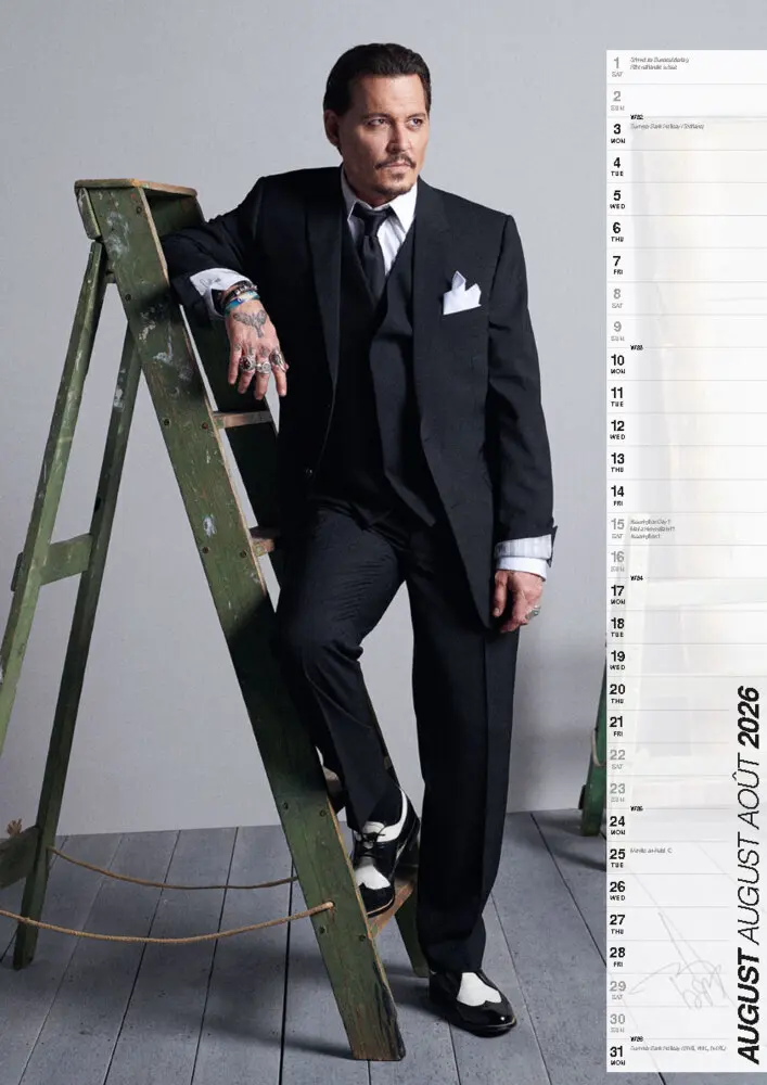 Bild: 9798893611519 | Johnny Depp 2026 Offizieller Kalender | Kalender | 14 S. | Deutsch