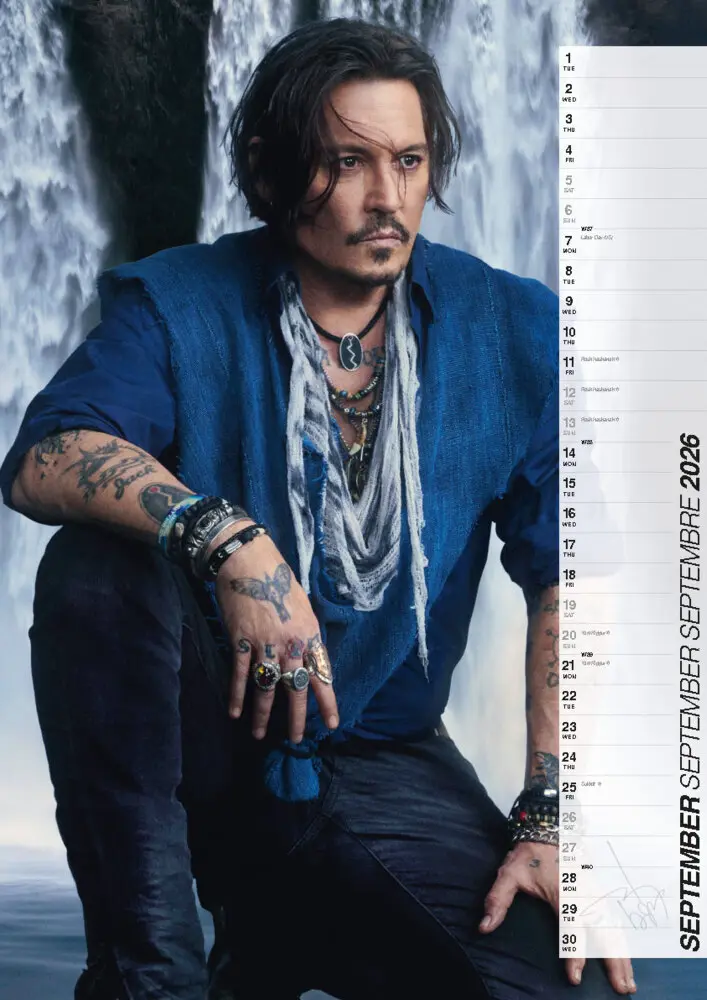 Bild: 9798893611519 | Johnny Depp 2026 Offizieller Kalender | Kalender | 14 S. | Deutsch