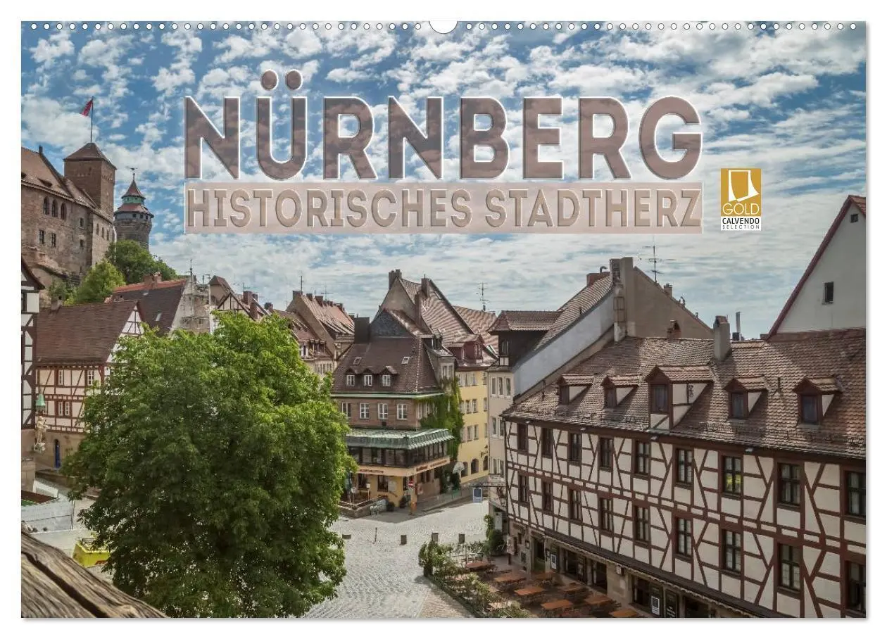 Cover: 9783435591619 | NÜRNBERG Historisches Stadtherz (Wandkalender 2025 DIN A2 quer),...
