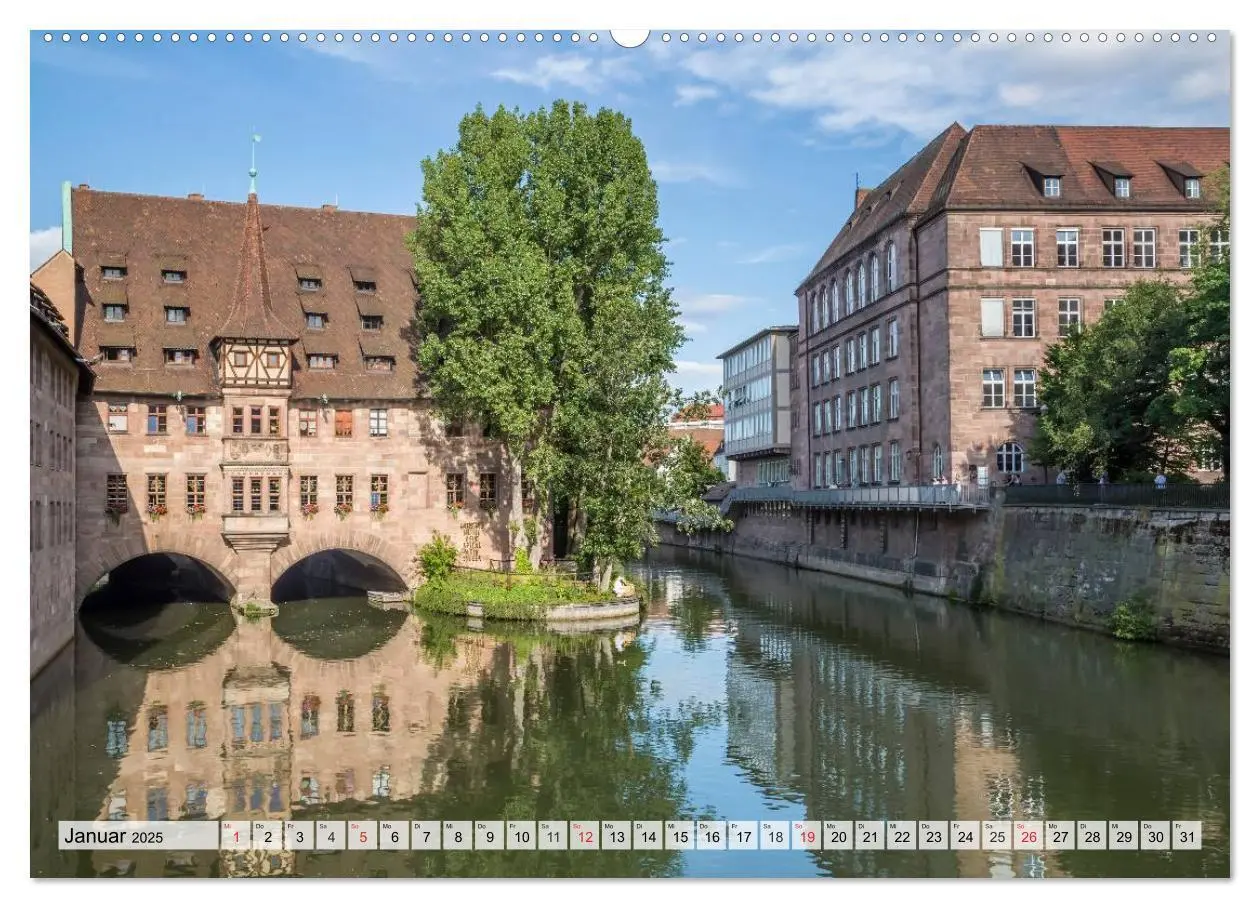 Bild: 9783435591619 | NÜRNBERG Historisches Stadtherz (Wandkalender 2025 DIN A2 quer),...