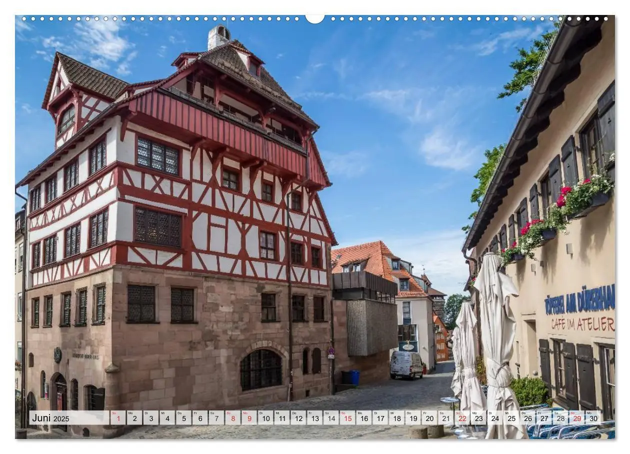 Bild: 9783435591619 | NÜRNBERG Historisches Stadtherz (Wandkalender 2025 DIN A2 quer),...