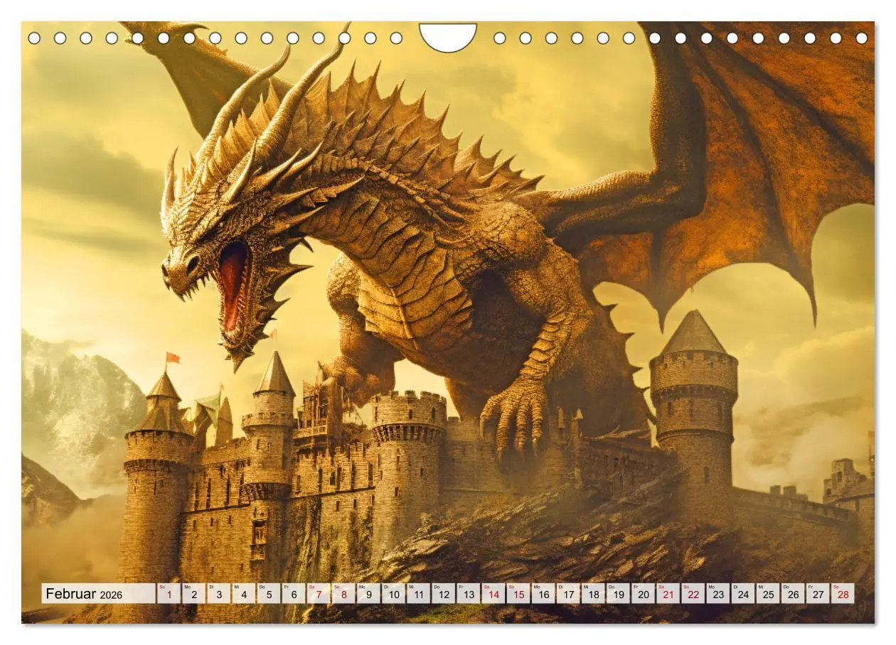 Bild: 9783457371619 | Abstecher ins Mittelalter (Wandkalender 2026 DIN A4 quer), CALVENDO...