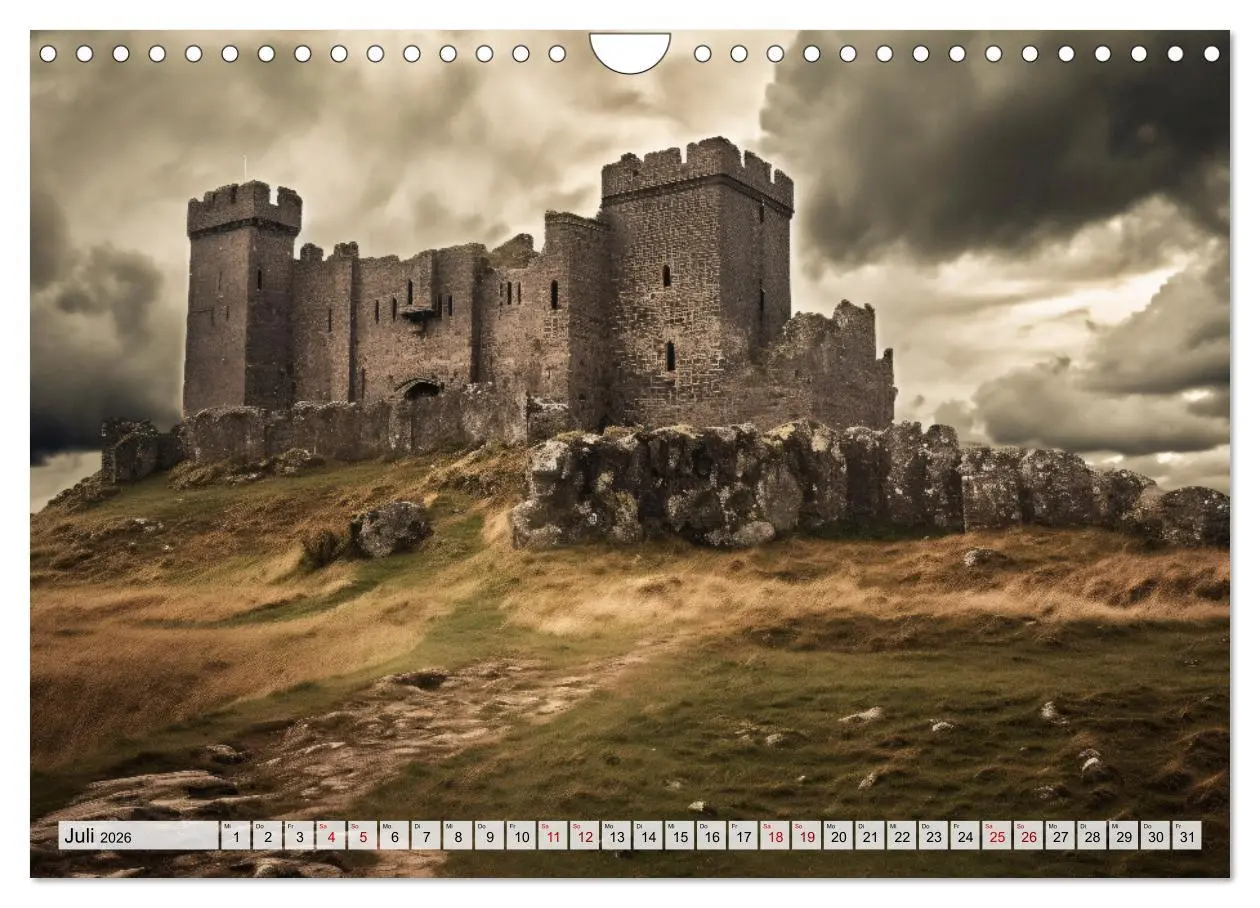 Bild: 9783457371619 | Abstecher ins Mittelalter (Wandkalender 2026 DIN A4 quer), CALVENDO...