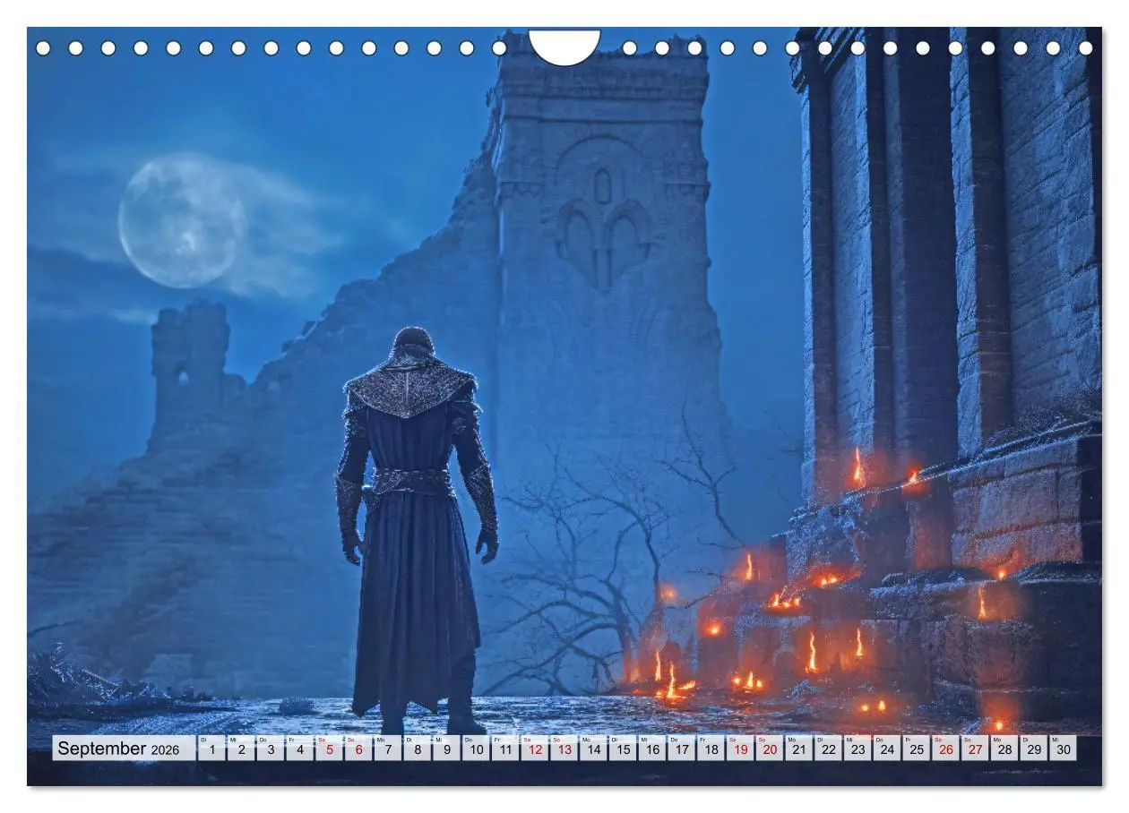 Bild: 9783457371619 | Abstecher ins Mittelalter (Wandkalender 2026 DIN A4 quer), CALVENDO...