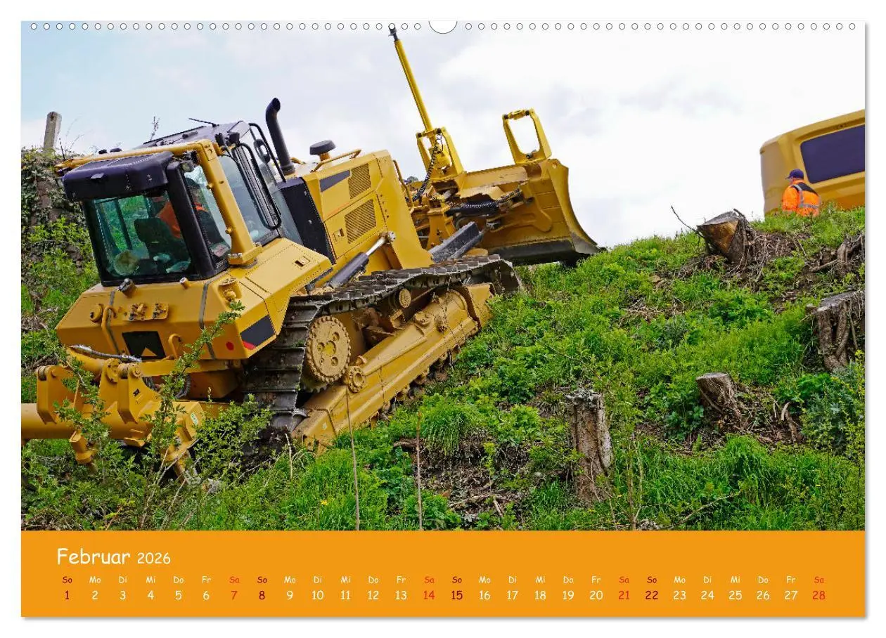 Bild: 9783457441619 | Baumaschinen im Einsatz (hochwertiger Premium Wandkalender 2026 DIN...