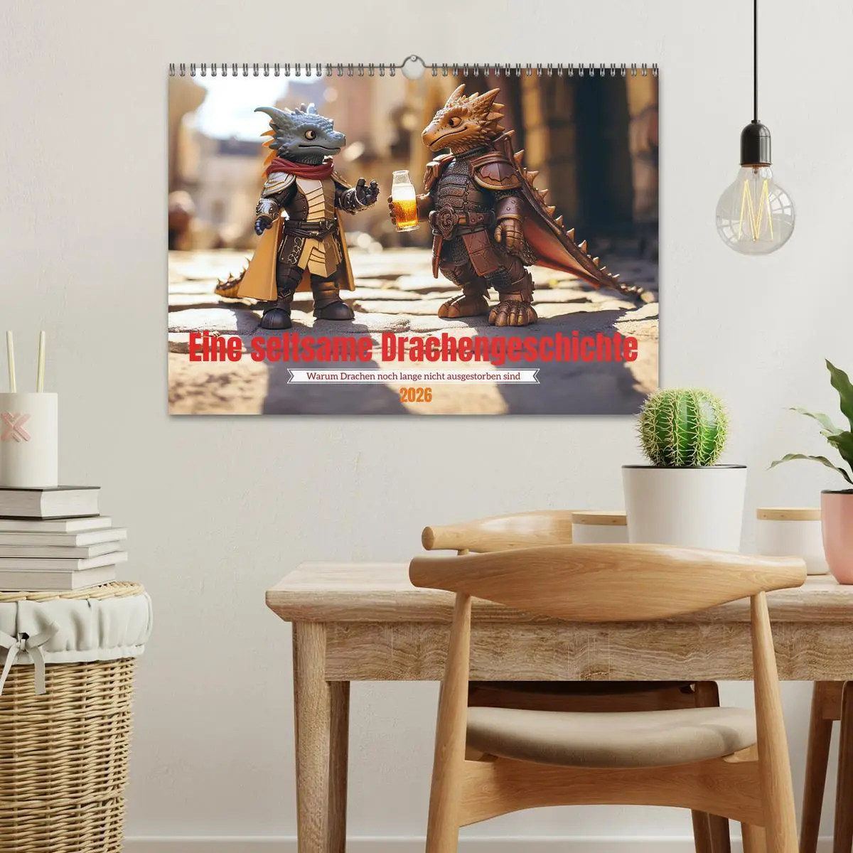 Bild: 9783457511619 | Eine seltsame Drachengeschichte (Wandkalender 2026 DIN A3 quer),...