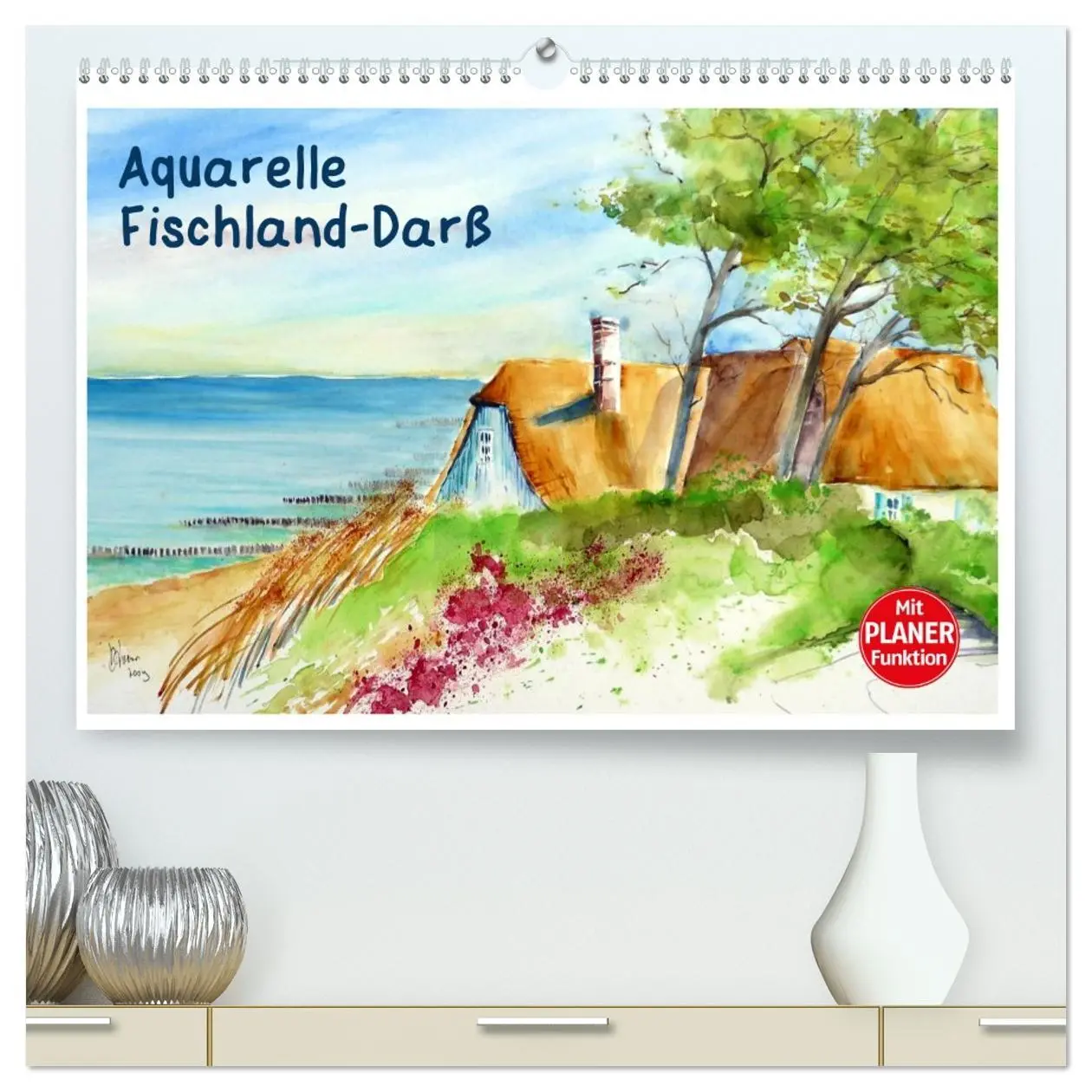 Cover: 9783457991619 | Aquarelle - Fischland-Darß (hochwertiger Premium Wandkalender 2026...