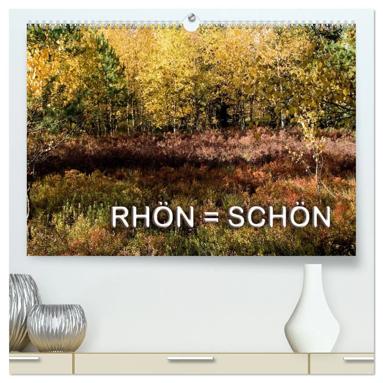 Cover: 9783516151619 | RHÖN = SCHÖN (hochwertiger Premium Wandkalender 2026 DIN A2 quer),...