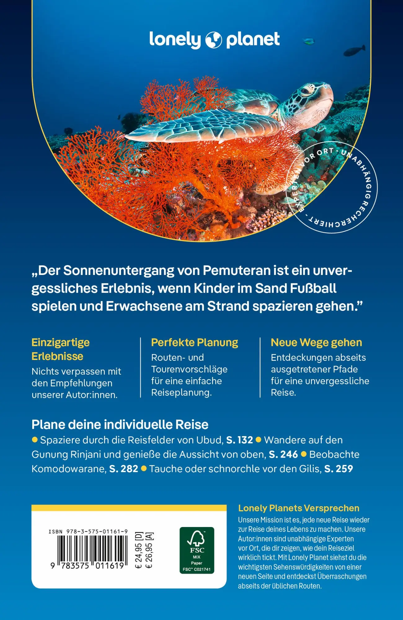 Rückseite: 9783575011619 | LONELY PLANET Reiseführer Bali, Lombok &amp; Nusa Tenggara | Taschenbuch