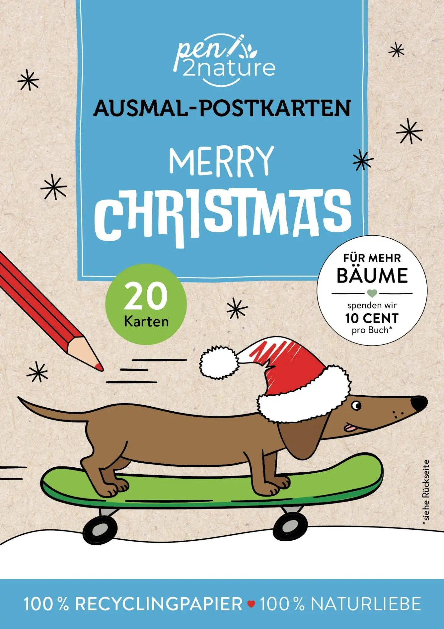 Cover: 9783987641619 | Merry Christmas! 20 Ausmal-Postkarten | Taschenbuch | 42 S. | Deutsch
