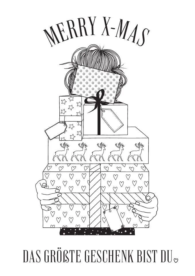 Bild: 9783987641619 | Merry Christmas! 20 Ausmal-Postkarten | Taschenbuch | 42 S. | Deutsch